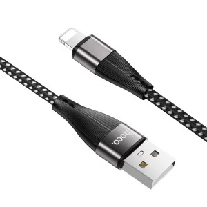 Кабель Hoco X57 Blessing Lightning 2.4A (1м) [Black]